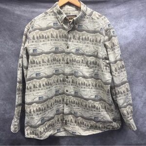 Vintage Woolrich Fishing Flannel Shirt XL